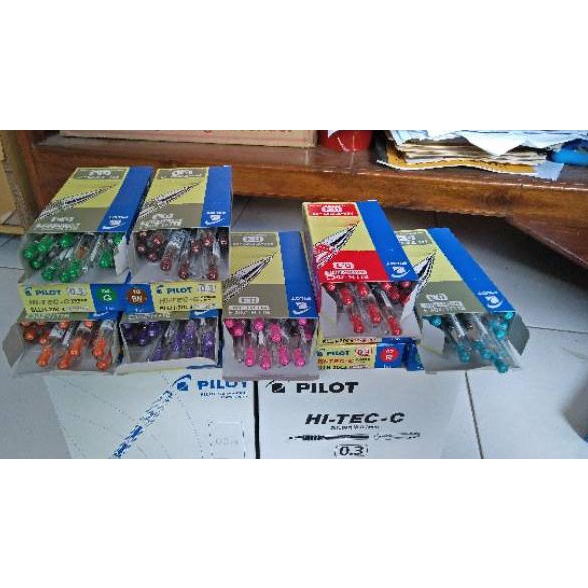 

Ready Terheboh pulpen hitec c 0.3 pilot. 1 losin