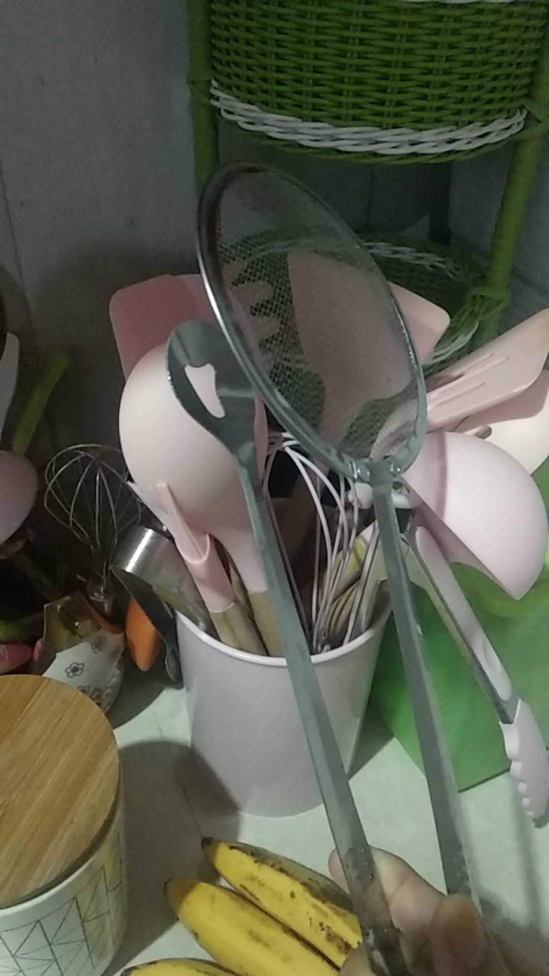 Spatula Goreng Spatula Jepit Dan Peniris Minyak Penjepit Gorengan Peralatan Dapur Masak