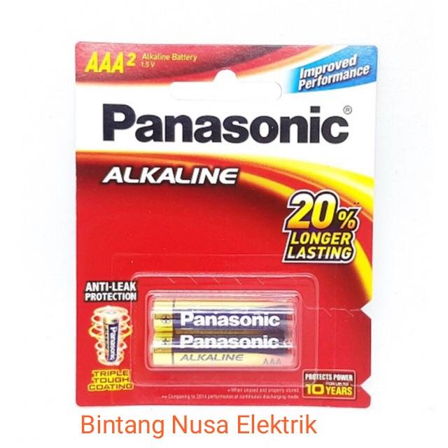 Baterai AAA Alkaline Panasonic