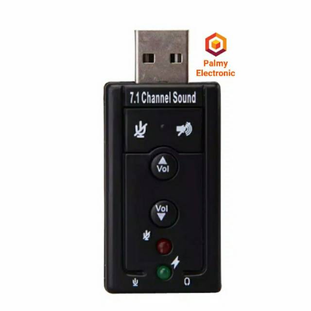 USB Soundcard 7.1 CH Virtual Audio Adapter PlugNPlay