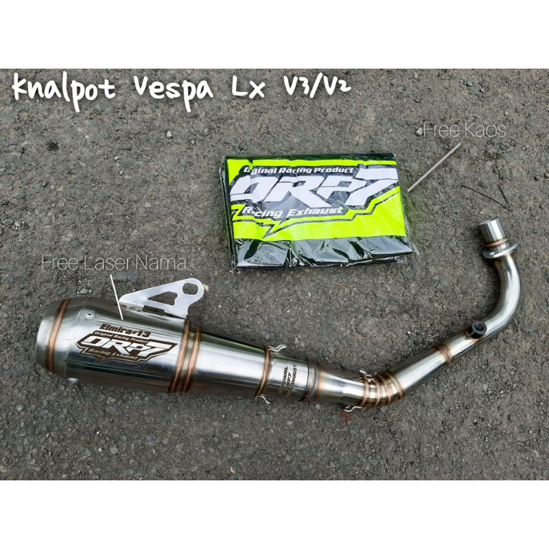 Knalpot Vespa Lx 3v Lx 2v Knalpot Vespa Primavera I-get Sprint i-get
