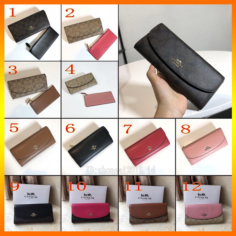 （Hot sale）Dompet COACH / Dompet Panjang coach / F54022 / F52601 / F52628 / original / dompet wanita