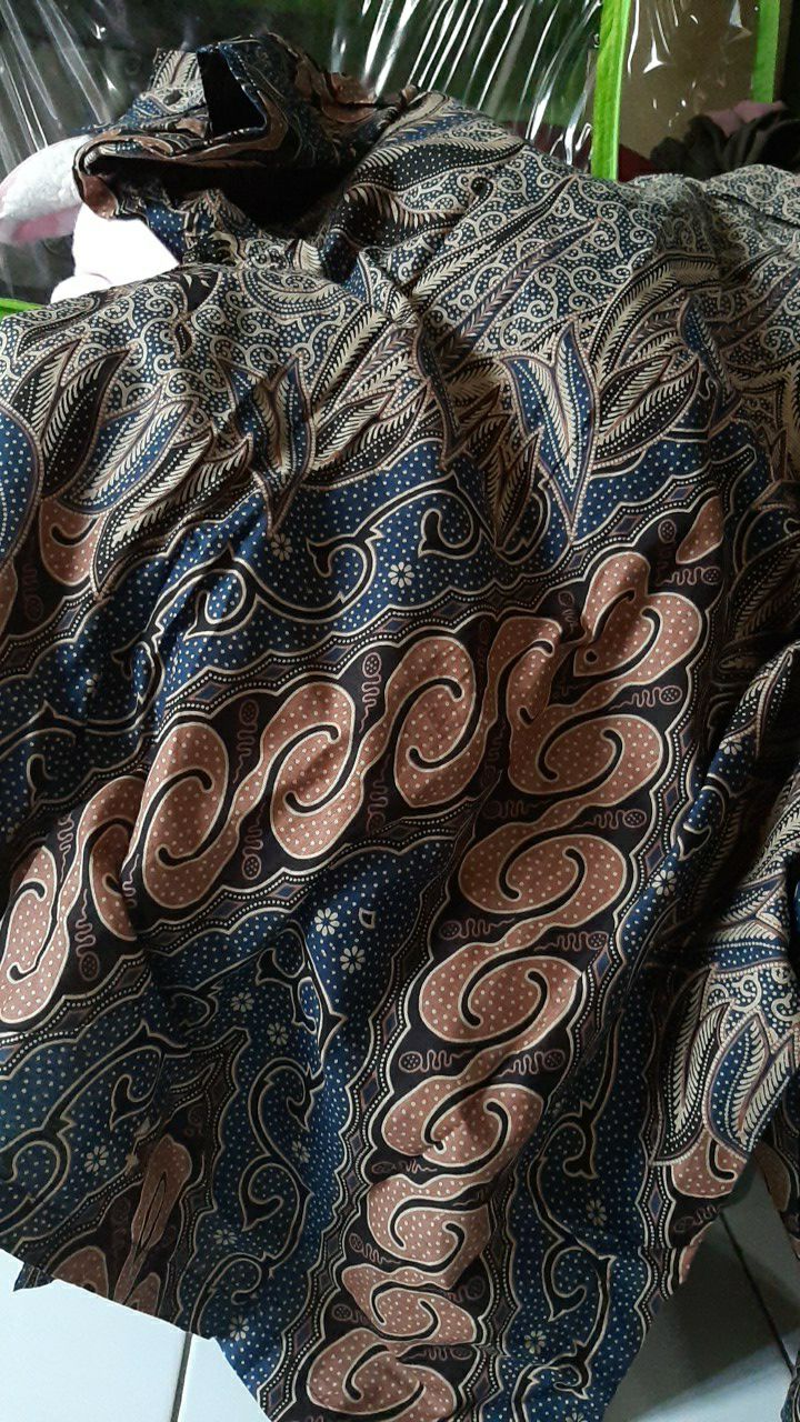 Baju Batik Couple Tunik Batik Motif Parang Bunga 3 Warna Sarimbit Batik Tunic Batik Pekalongan