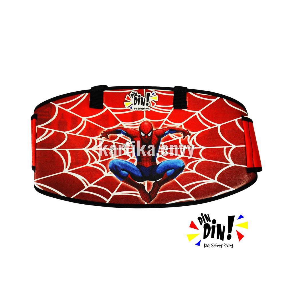 Dindin Kids Sabuk Bonceng Motor Untuk Anak Karakter Spiderman