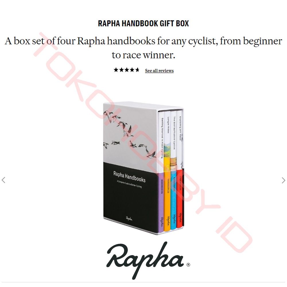 RAPHA Handbook Gift Box Set From Beginner To Race Winner Limited Stock Edition Collectible Koleksi E