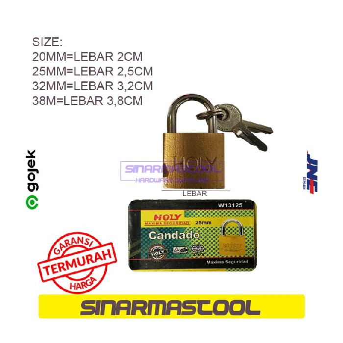 

Gembok kuning dus 38mm