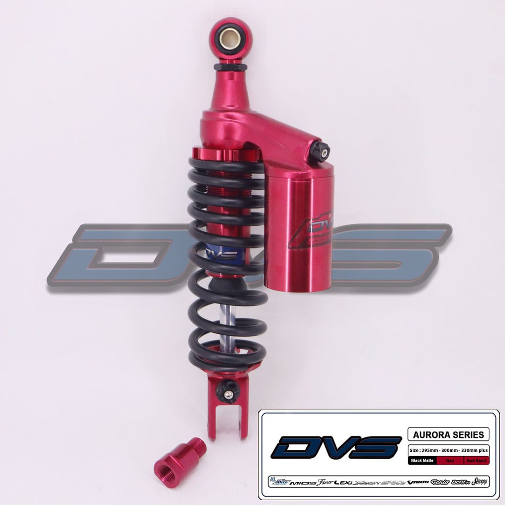 Shock Tabung Shockbreaker Tabung DVS 330mm variasi Universal Vario,Beat,Scoopy,Genio,Spacy,Fino,Lexi,Xeon,Mio,Mio J,Mio Soul,Xride Dll