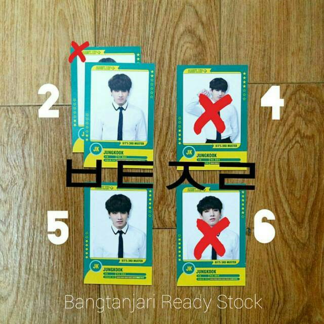 BTS Player Card 3rd Muster Goods Official