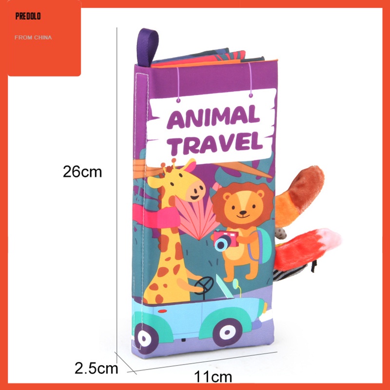 [In Stock] Baby Soft Book Animal Rustling Sound Learning Teething Toy Sea Worl