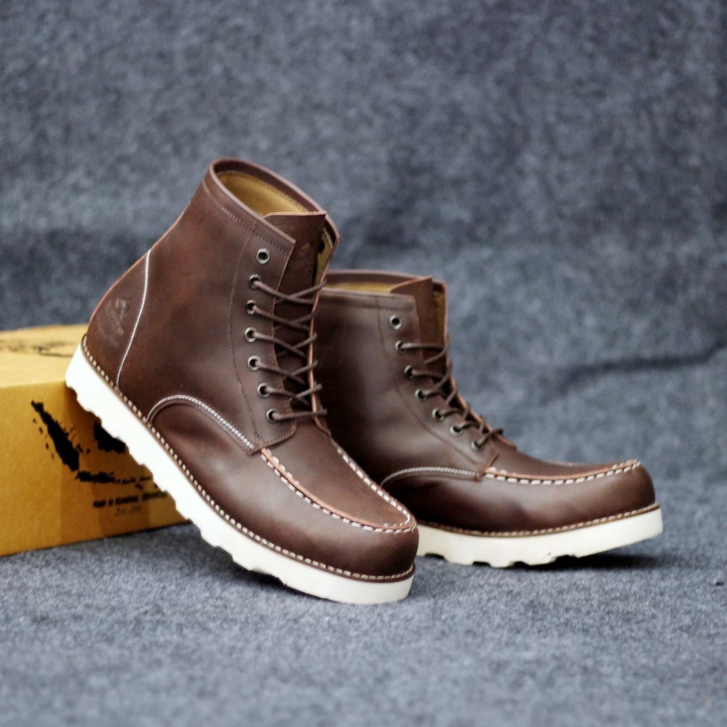 Sepatu Pria Boots Bahan Kulit Asli Sepatu Pointer Original Sepatu Boot pria Sepatu Murah