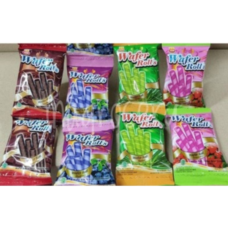 

aneka rasa wafer roll