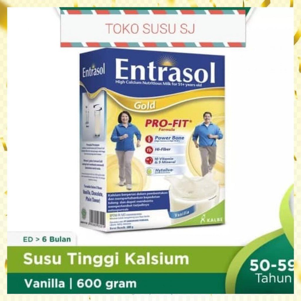 

ENTRASOL GOLD VANILA 600GR