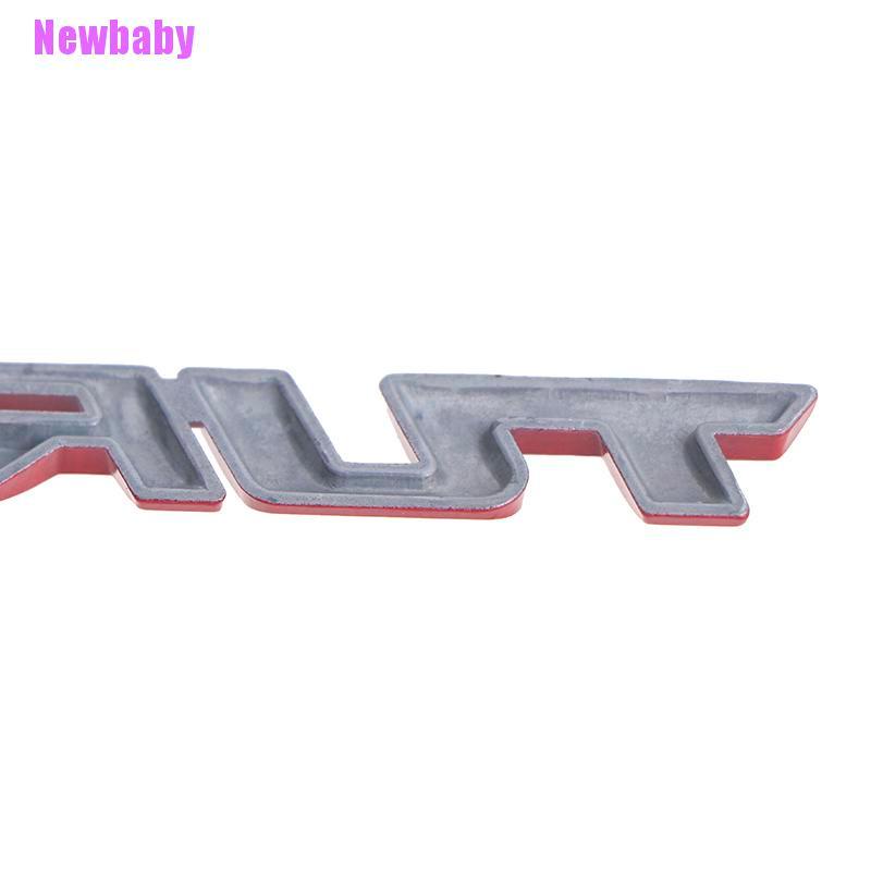 (Newbaby) Stiker Emblem Turbo 3D Bahan Metal Untuk Mobil / Motor