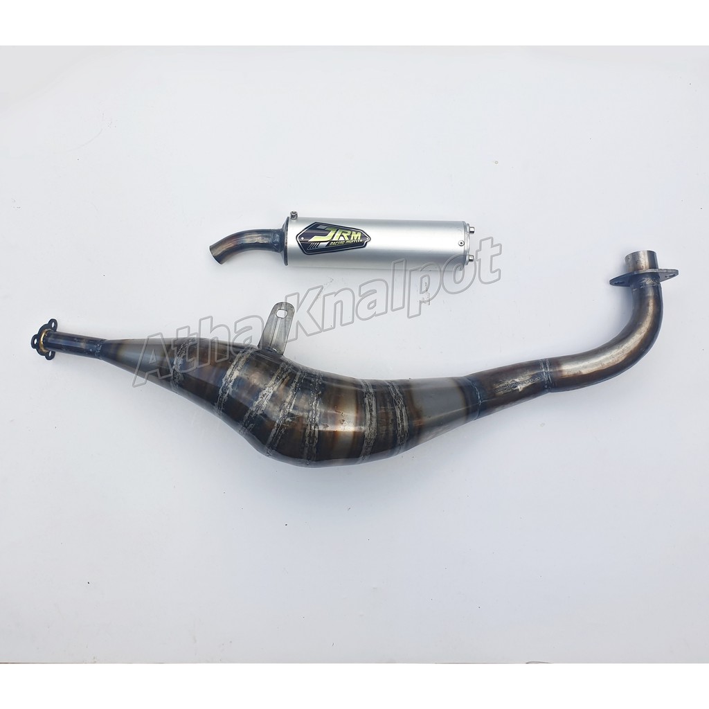 Knalpot JRM Racing Underbound Fiz R Galvanis Kalajengking Plat
