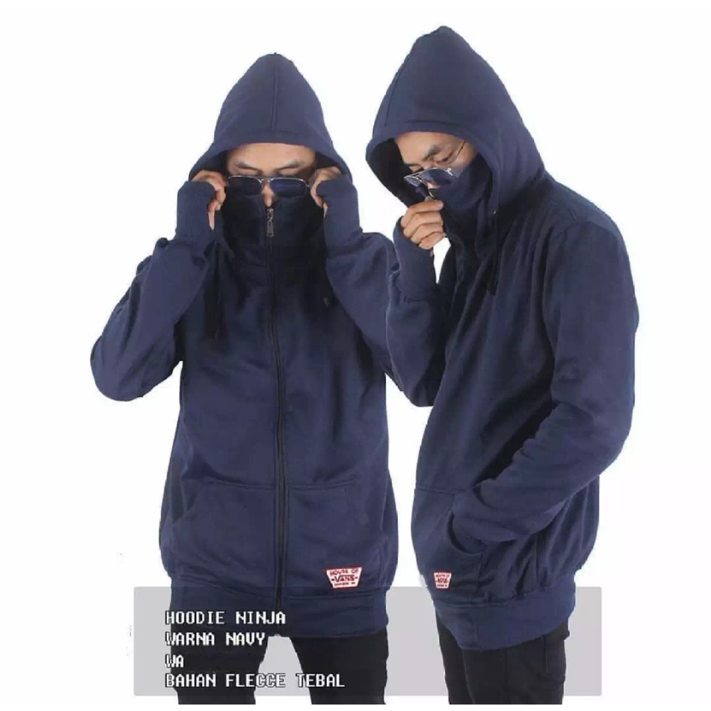 JAKET JUMBO ROUNDHAND NINJA PRIA WANITA DEWASA FLEECE POLOS TERBARU