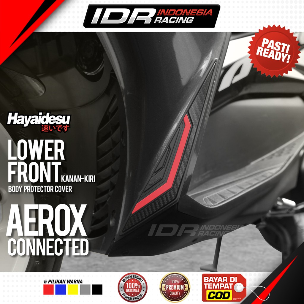 Hayaidesu AEROX Connected Lower Front Cover Body Protector Aksesoris Yamaha