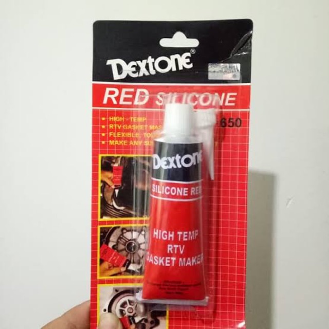 

Lem Gasket / Red Silicone Dextone 70g