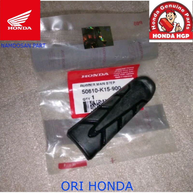 Ahm KARET PIJAKAN FOOTSTEP DEPAN CB150R CBR150R 50610-K15-900 KARET FOOTSTEP DEPAN CB150 R CBR150 R
