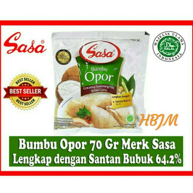 

BUMBU OPOR 70 GR MERK SASA