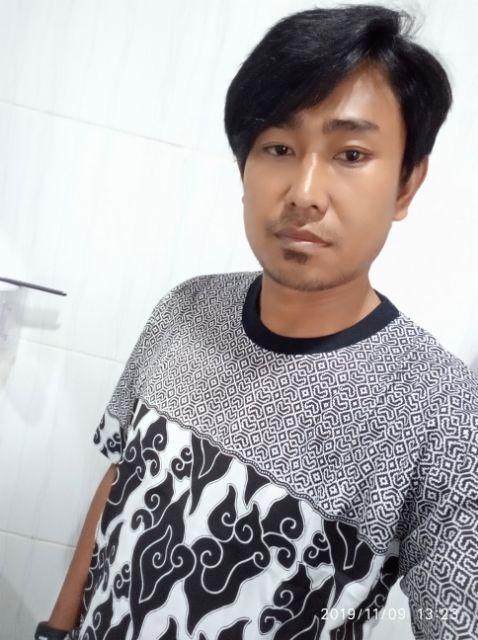 Kaos Batik Wayang New Arrival Distro Batik Pria Bordir Sogan Hrb026 Batikaf Notoarto Batik Ip