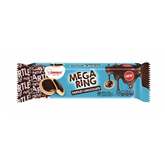 

Unibis Mega Ring Tartlet Chocolate 120 gr - Biskuit Unibis Mega Ring 120 gr #ABA