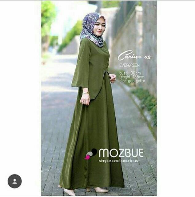 Corine Dress DRESS MUSLIM, baju wanita, baju gamis, dress, gamis, Baju gamis, fashion wanita