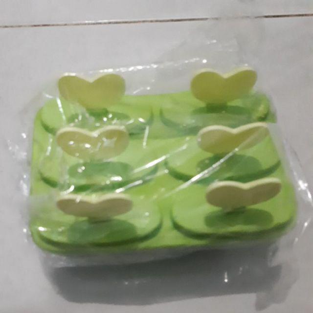 Cetakan Es Cream Hati  Isi 6bj