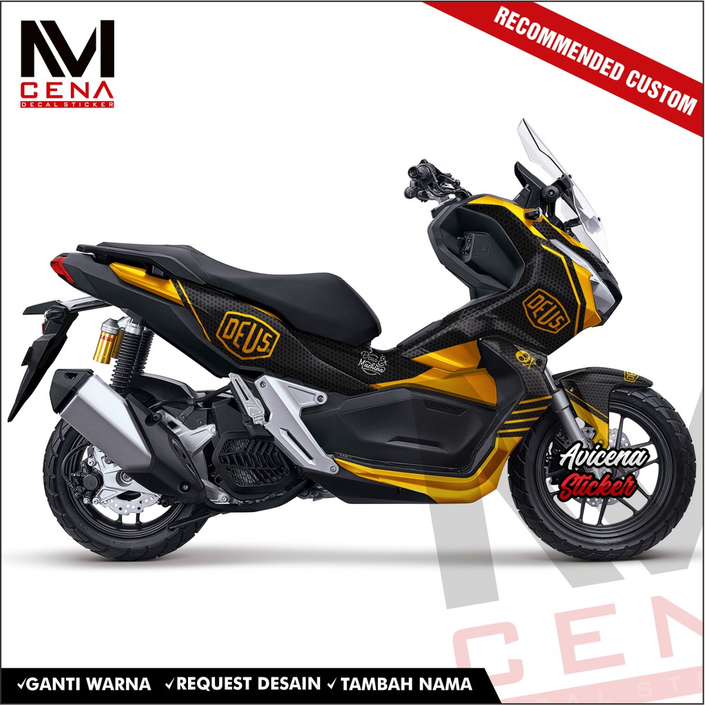 Sticker DECAL Honda ADV 150 full body, Sticker ADV, Sticker ADV 150 ,striping ADV 150 DEU