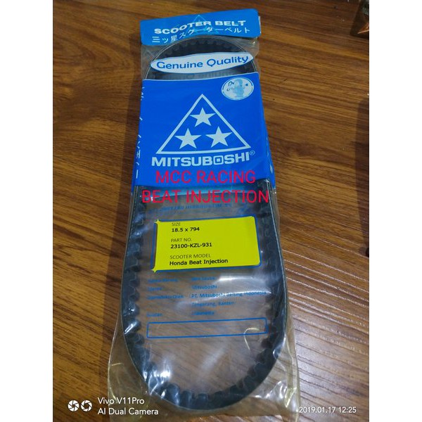 VANBELT BEAT FI -  INJECTION VANBEL SCOOPY FI CVT BEAT FI