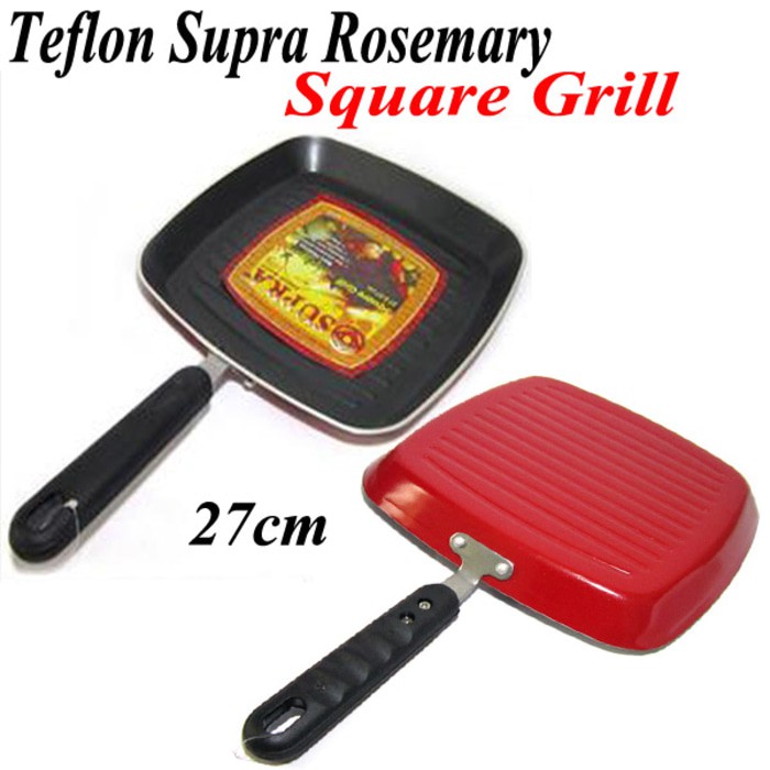 Best Seller Wajan Tefflon Supra Rosemary Square Grill 27cm Penggorengan Kotak lnY1wWcVWAYwW