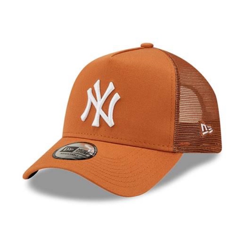 topi newera trucker original newyork yankees mlb orange
