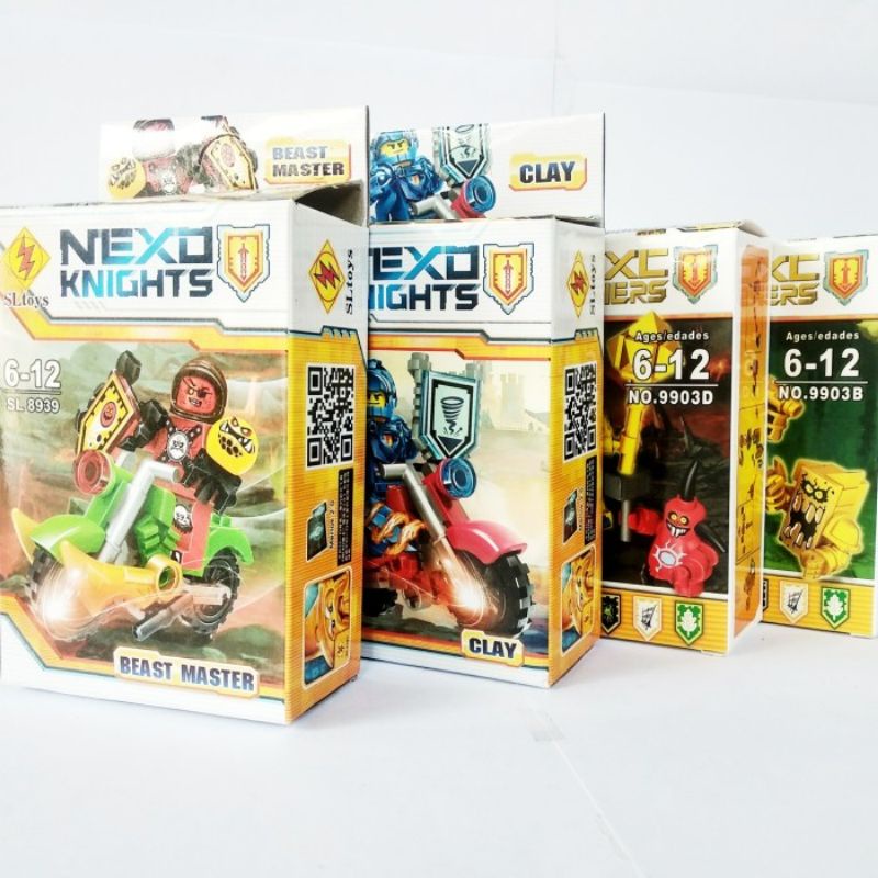 MAINAN NEXO KNIGHT BERMOTOR/BERKUDA/MAINAN EDUKASI BLOKS LEGO/MAINAN ANAK