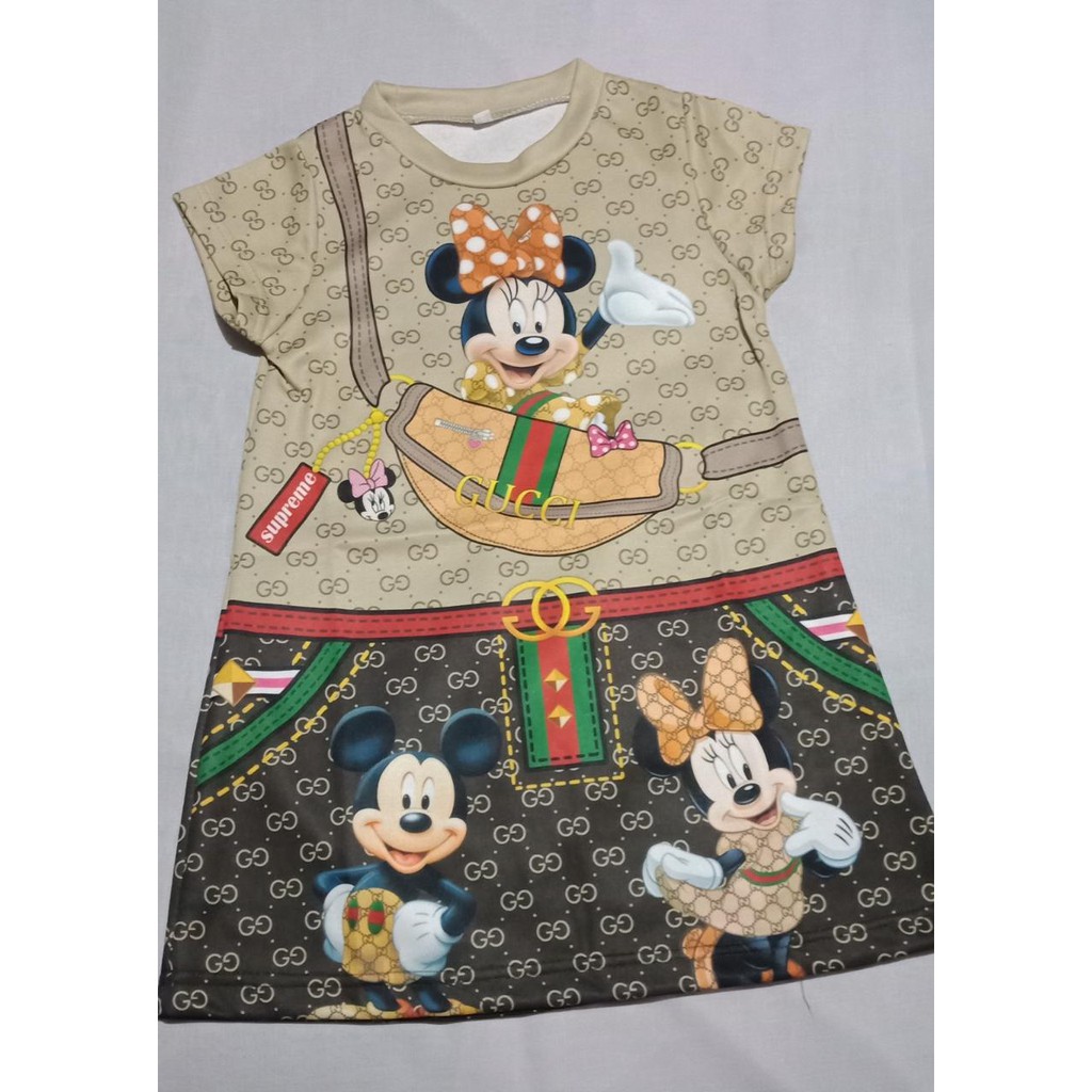 Baju Branded Anak Mini Mouse Gucci