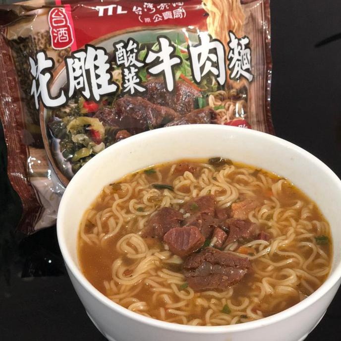 TAIWAN HUADIAO TTL RAMEN BEEF INSTANT NOODLE MIE IMPOR DAGING ASLI HOT - BEEF