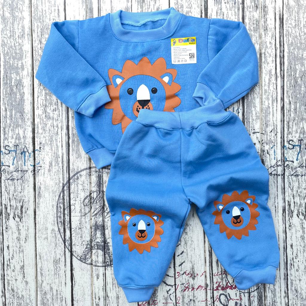 PROMO 7.7 Qualitas Premium SNI Setelan Joger Bayi Sweater Bayi Baju Bayi Usia 3-12 bulan