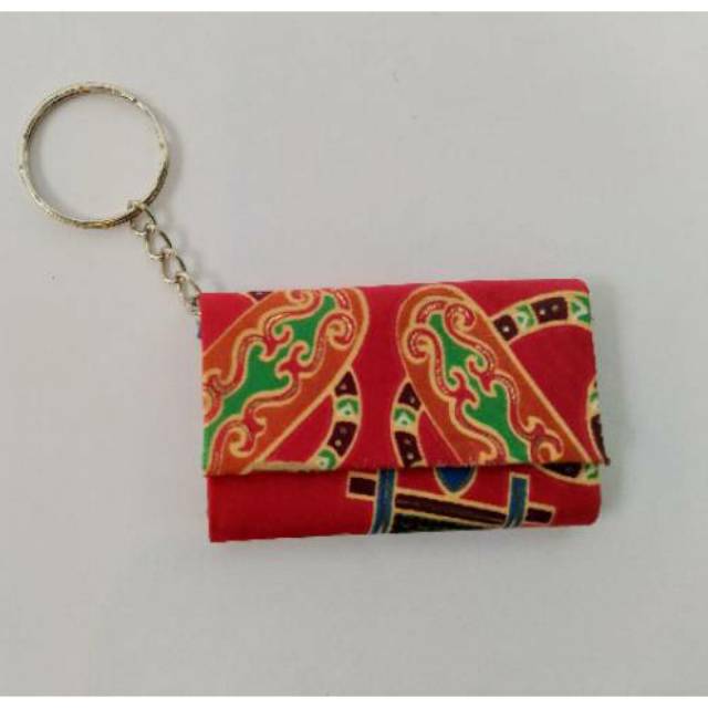 (BISA COD) GANTUNGAN KUNCI DOMPET BATIK HARGA PER PCS UKURAN 6x3 cm - SOUVENIR MURAH KHAS JOGJA