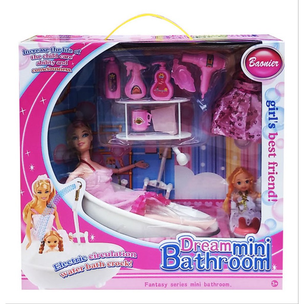 BONEKA DOS DREAM MINI BATHROOM JJ6604