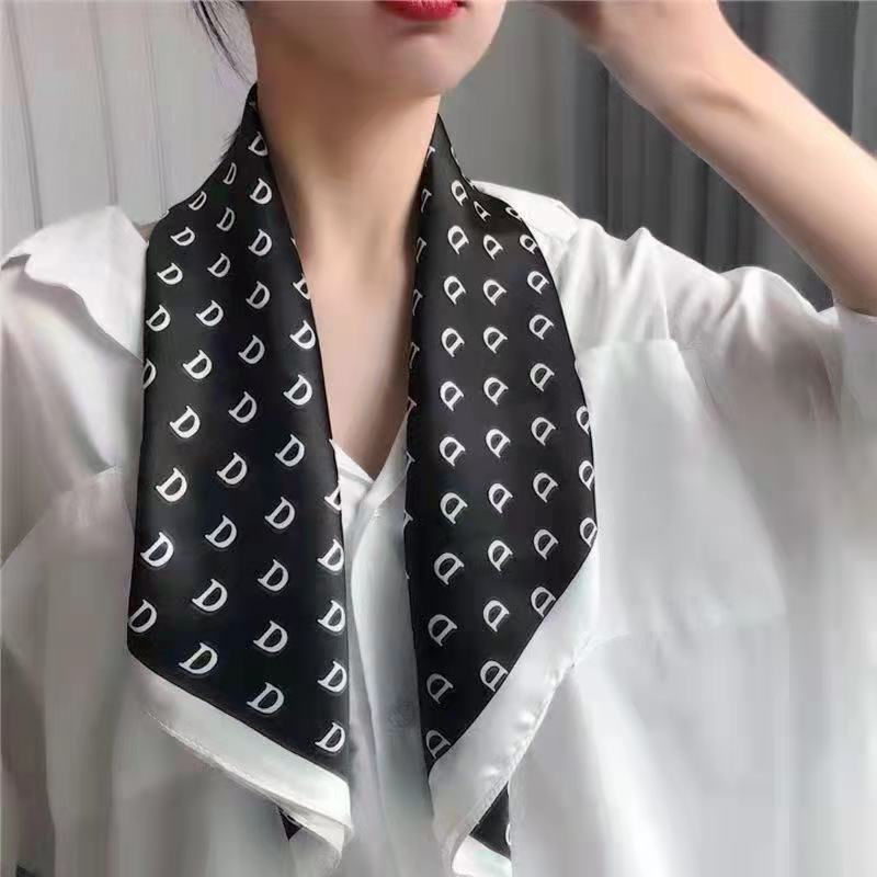 70x70cm Mini Scarf, Scarf Leher, Scarf Tas, Bahan High Grade Silk Immitation Gaya Korea Fashion Impor Wanita Aksesoris / outer scarf / scarf outer / Sunscreen scarf leher