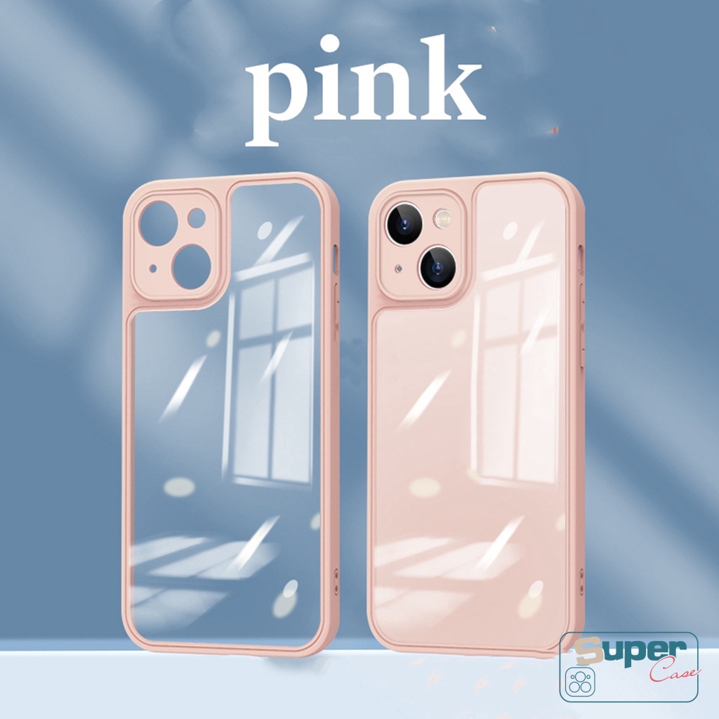 Soft Case Pelindung Kamera Shockproof Warna Polos Untuk iPhone 11 Pro Max 12 Pro Max 13 Pro Max 13 11 12