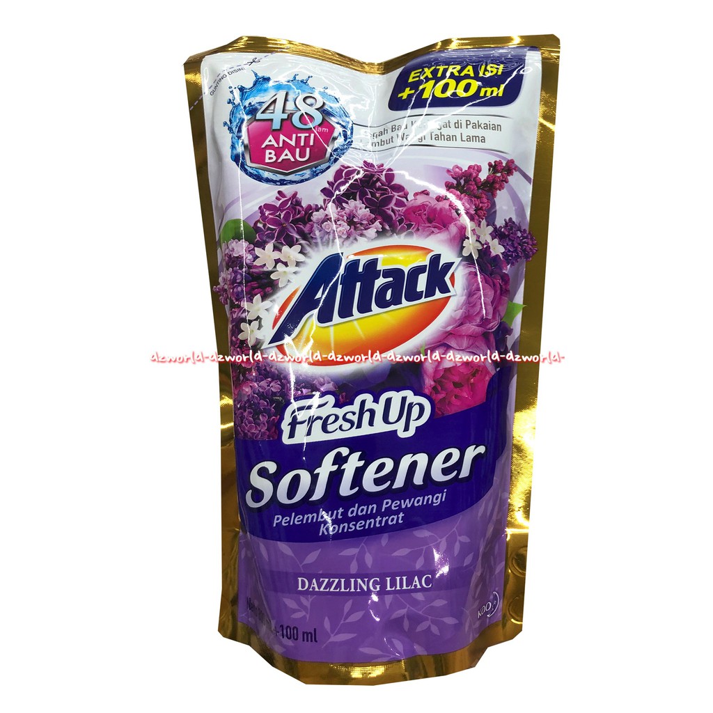 Attack Fresh Up Softener 800ml Sakura Blossom Dazzling Lilac Pelembut Pewangi