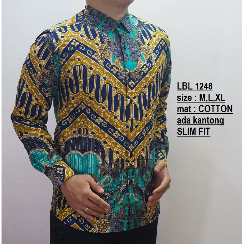 KEMEJA BATIK SLIMFIT ODL01 PRIA SLIM FIT