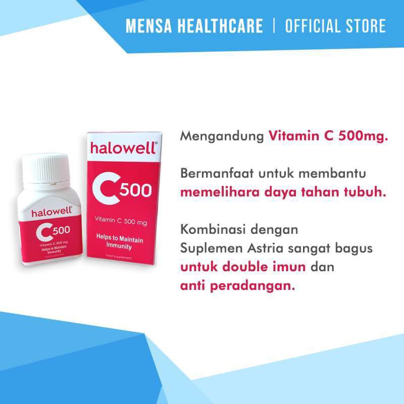 Halowell vit c 500mg