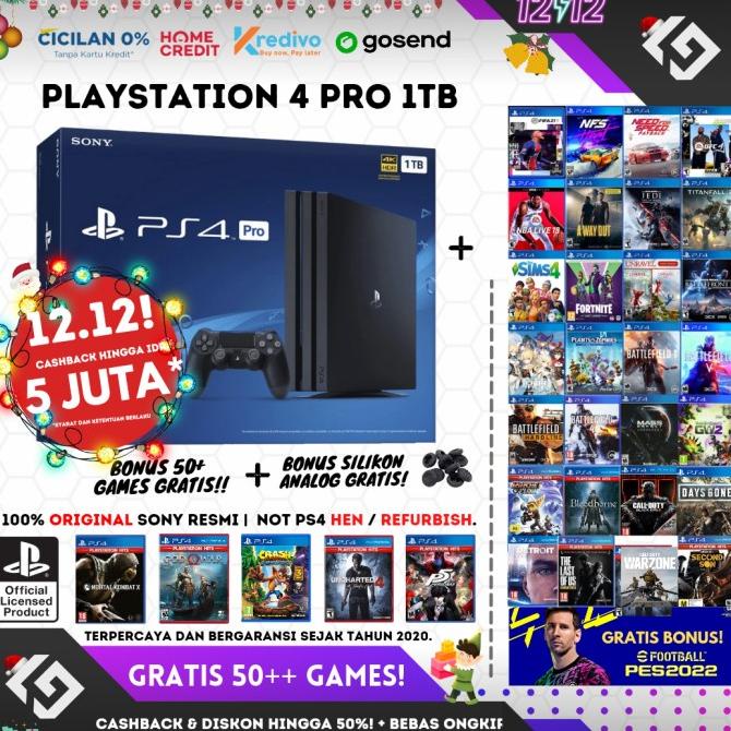 PS4 Pro 1TB Ori dan Bergaransi/Playstation/PS 4 not Slim/Fat