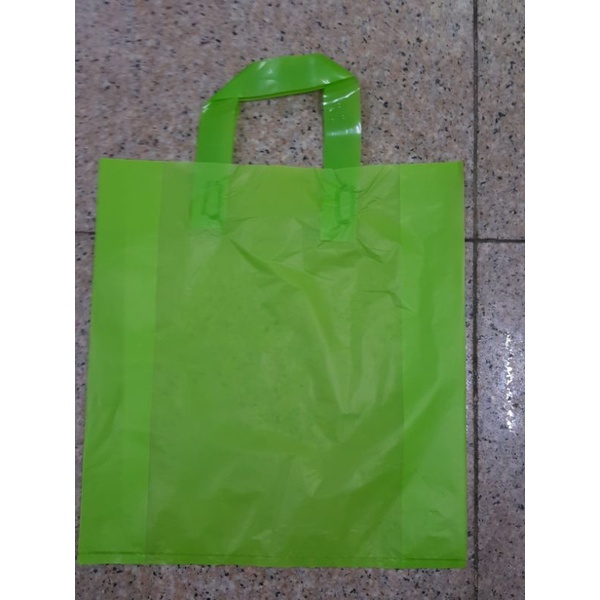 Plastik Soft Handle shopping bag uk 25X30 isi 50 pcs