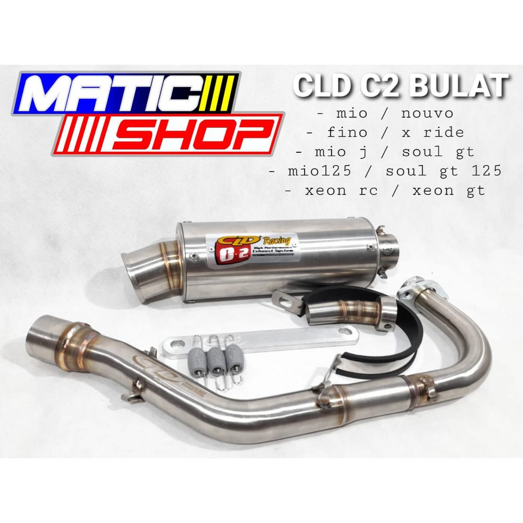 KNALPOT CLD C2 MIO NOUVO OVAL BULAT