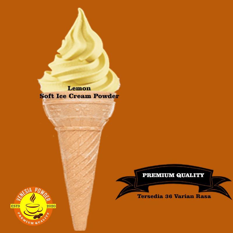 

SOFT ICE CREAM RASA LEMON TERLARIS - BUBUK ES KRIM LEMON TERLARIS - BUBUK ES KRIM