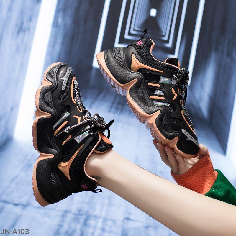 Fashion Wanita Sporty Highsole Sneakers #JN-A103 (SALE)