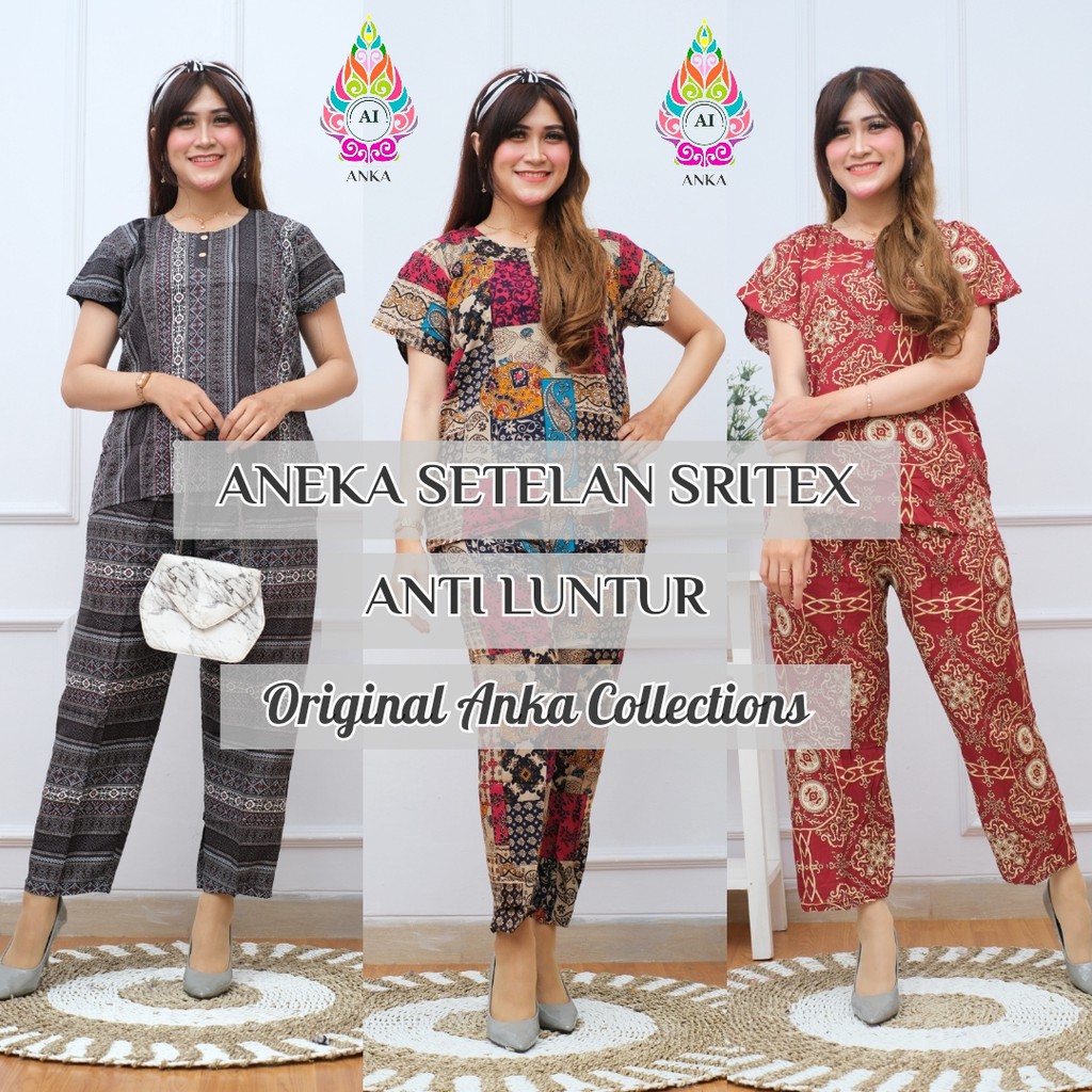 GESER!!! Setelan Baju Tidur Sritex rotari Piyama Sritex Kancing 2. MOTIF SESUAI FOTO