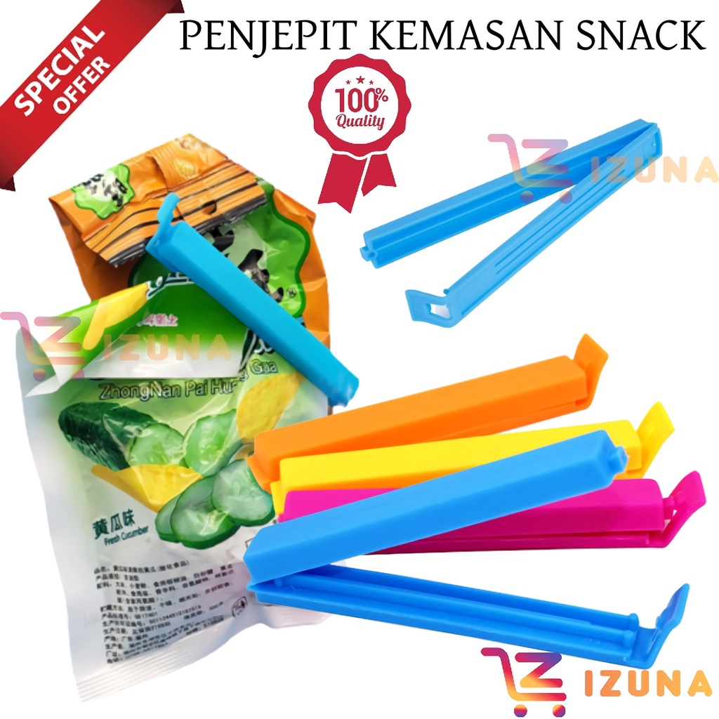 [IZUNA] Penjepit Plastik Kemasan Snack / Penjepit Kemasan Makanan Ringan / Clip Food