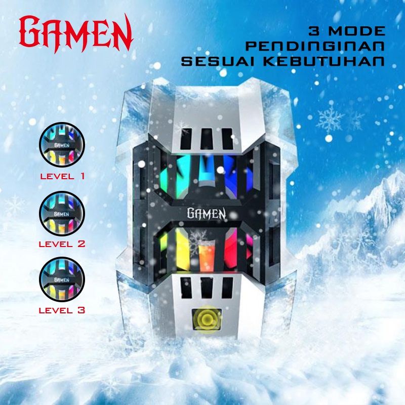 Gamen Siberia Kipas Pendingin Ponsel Cooling Fan for Smartphone